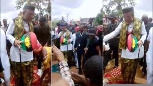 IPOB women throw down their wrappers in honour of Nnamdi Kanu