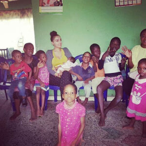 Former First Lady Edo State visits orphanage