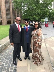 21-year-old son of Akwa Ibom commissioner leaves England's Coventry with a First Class