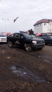 See what Police did to Biafra flag in Port Harcourt (Photos)