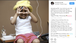 Ahmed Musa Celebrates daughter's birthday