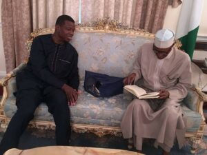 Pastor Adeboye Pays Buhari visit in Abuja House London