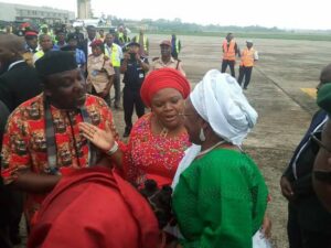 First Lady of Imo warmly welcomes Aisha Buhari for August Women’s Meeting 
