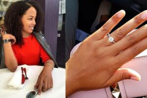 Daughter of Maiduguri Billionaire gets engaged, shows off her Diamond Sparkler
