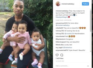 Amazing! See girl triplets that resemble their father.dailyfamily.ng