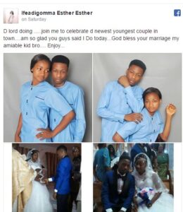 Groom 18 weds 17-year-old bride in Abia state.dailyfamily.ng