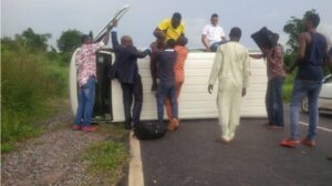 Lady appreciates God for surviving fatal accident.dailyfamily.ng