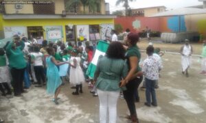Veg Foundation pupil's Independence day procession -dailyfamily.ng
