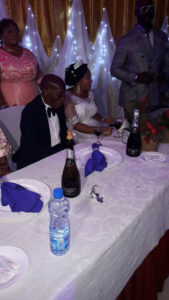 87-yr-old former lawmaker, Sen. Cyrus Nunieh weds his younger bride in Port Harcourt.dailyfamily.ng