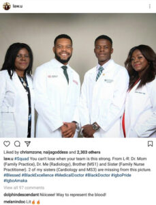 Meet family members who are all doctors.dailyfamily.ng