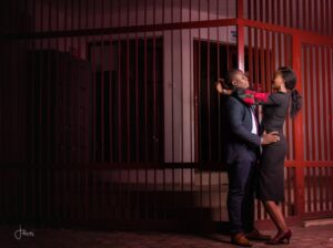 Intending couple stuns in bank-themed Prewedding shoot -dailyfamily.ng