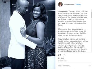 Singer Obiwon shares marriage tips as he celebrates 6th wedding anniversary with wife.dailyfamily.ng