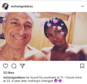 22-year-old black woman speaks about her 71-year-old white lover.dailyfamily.ng