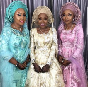 3 sisters wed on the same day in Kano state.dailyfamily.ng