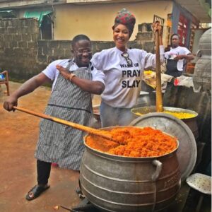 Actress Tonto Dikeh joins charity service with Kokun Foundation.dailyfamily.ng