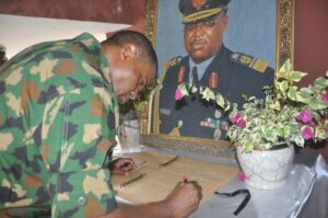 The CAS signing the condolence register-dailyfamily.ng
