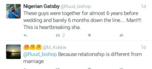 Lovers who stayed together for 6 years breaks up 6 months after wedding.dailyfamily.ng