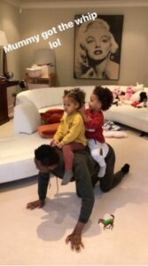 Mikel Obi spends time with his twin daughters, Ava and Mia.dailyfamily.ng