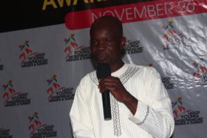 The Convener, Ashafat Saheed giving his welcome charge at the event -dailyfamily.ng