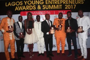 Group picture of award recipients at the event -dailyfamily.ng