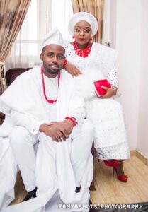 Traditional wedding photos of two corp members that met at NYSC camp.dailyfamily.ng