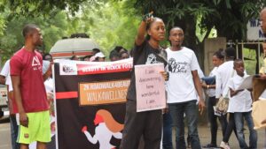Beauty In Black Foundation leads crowd to Walk against skin bleaching.dailyfamily.ng