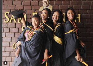 Four Nigerian students in Ghana graduates with first class in Ghanaian University