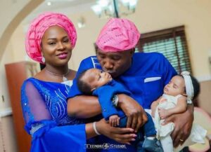 Couple Dedicated Set of twins after 16 years barrenness -dailyfamily.ng