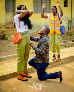 Amazing! Businessman proposes to Corp member.dailyfamily.ng