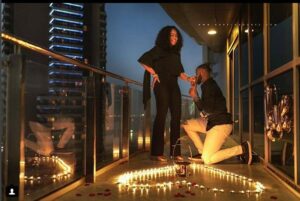 Nigerian wedding Photographer, Jide Kola proposes to fiancee in style
