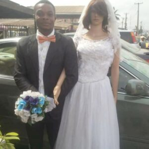 First Sex Doll and Man Wedding Ceremony holds in Lagos (Photos).dailyfamily.ng