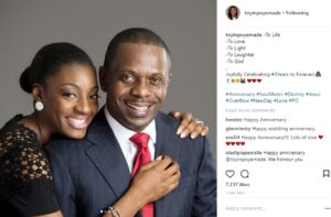 Pastor Poju Oyemade Celebrates Wedding Anniversary with Wife.dailyfamily.ng
