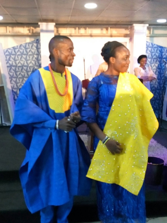 One of the newly wed couples