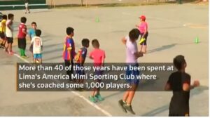 Unbelievable! At 92, Oldest Peru female soccer coach who trains world soccer stars-dailyfamily.ng
