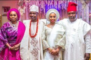 Pastor Mrs. Folu Adeboye Blesses Osinbajo’s daughter at her Engagement4.dailyfamily.ng