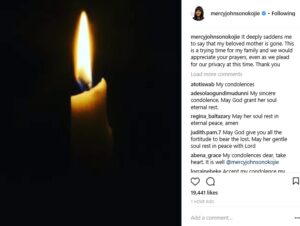 Mercy Johnson Okojie Loses Her Mother, See her Post3.dailyfamily.ng