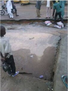 Newly Commissioned Road in Kano Cracks (See Photos)2.dailyfamily.ng