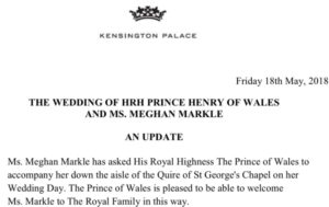 Royal Wedding Arrangement Changes as Prince Charles Replaces Bride’s Father2.dailyfamily.ng