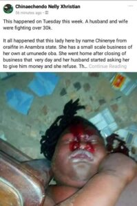Man Kills Wife over Money, See Shocking Photos-dailyfamily.ng