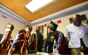 Bishop Endorses Sale of Alcohol Drink During Church Service (See Shocking Photos)-dailyfamily.ng