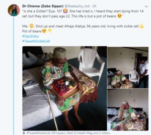 See 94-Year-Old Woman who is a Sickle Cell Patient.dailyfamily.ng