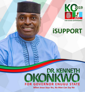 Nollywood Kenneth Okonkwo Unveils His Governorship Campaign Poster