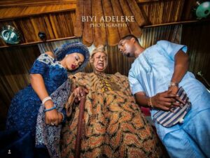 See All Alaafin’s Wives At His Daughter’s Traditional Wedding6.dailyfamily.ng