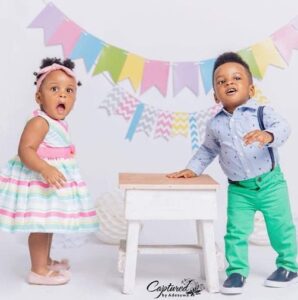 Nigerian Musician and former member of the Psquare squad, Paul Okoye celebrated his twin babies as they clocked a year old on the 8th of July 2018.