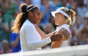Serena Williams and Angelique Kerber