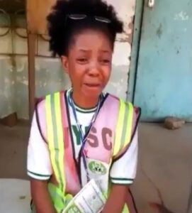 Female Corps Member In Tears After Political Thugs Beat Her Up2.dailyfamily.ng