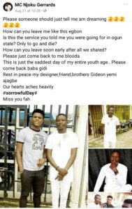 Friends Mourn As Youth Corps Member Dies In Auto Crash3.dailyfamily.ng