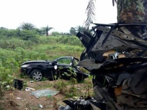 Man Escapes Death As Car Split In Two During Accident2.dailyfamily.ng