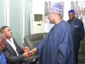 Music House Demolition: Ayefele, Alaafin, Others meet Ajimobi to Seek Resolution