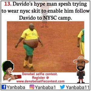 See Funny Reactions As Davido Begins NYSC 12.dailyfamily.ng